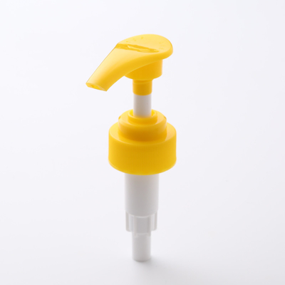 مضخات غسول بلاستيك صفراء 28/400 مضخة موزع صابون سائل لليدين