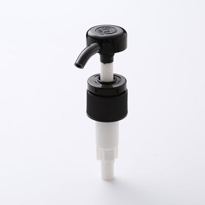 28mm 4CC Screw Black Plastic Soap Pump for Shampoo Shower Gel