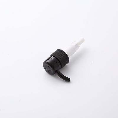 28mm 4CC Screw Black Plastic Soap Pump for Shampoo Shower Gel