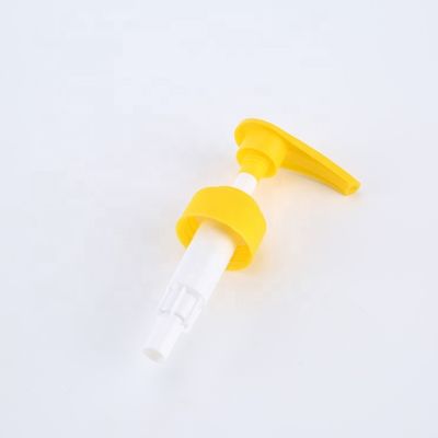 28-410 Yellow Plastic Lotion Pump Head PP OEM ODM For Bottles