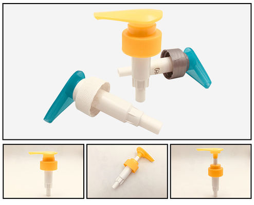 Aluminum Matt Gold Collar Plastic Bottle Pump UV Coating 24 410 28 410