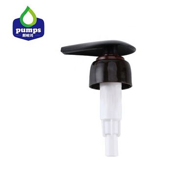 28410 Black Lotion Dispenser Pump بلاستيكية غير انسكاب OEM لزجاجة 500 مل